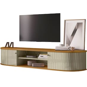 Rack Suspenso 2 Portas Faro Para Tv de 75" Polegadas