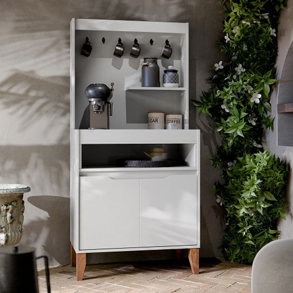 Cantinho Do Café Flow Branco - EJ Móveis