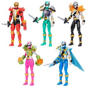 Bonecos de ação Power Rangers Dino Fury Team Up de 6 polegadas