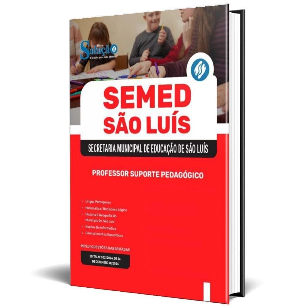 Apostila Semed São Luís Ma 2025 Professor Suporte Pedagógico