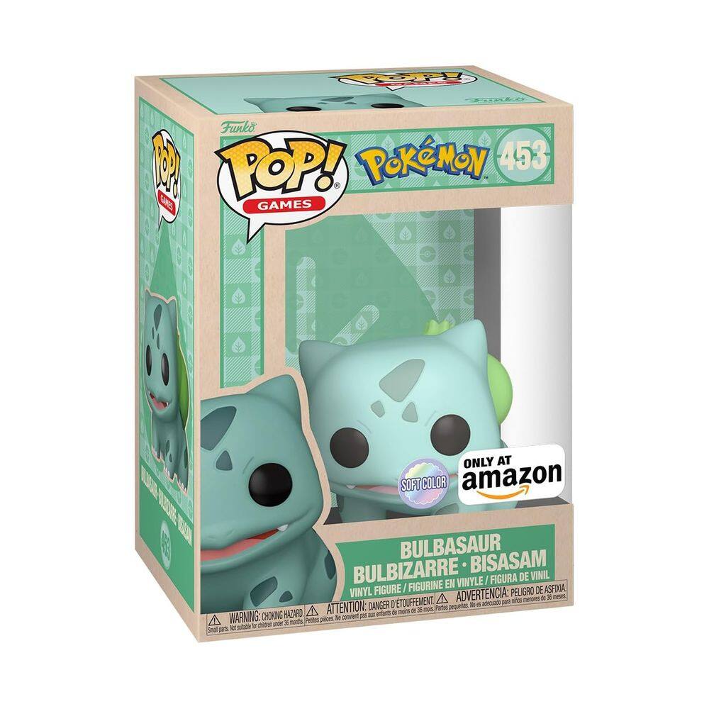 Boneco de vinil Funko Pop! Jogos Pokémon Bulbasaur Soft Color