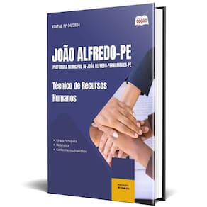 Apostila Prefeitura João Alfredo Pe 2025 Técnico Recursos
