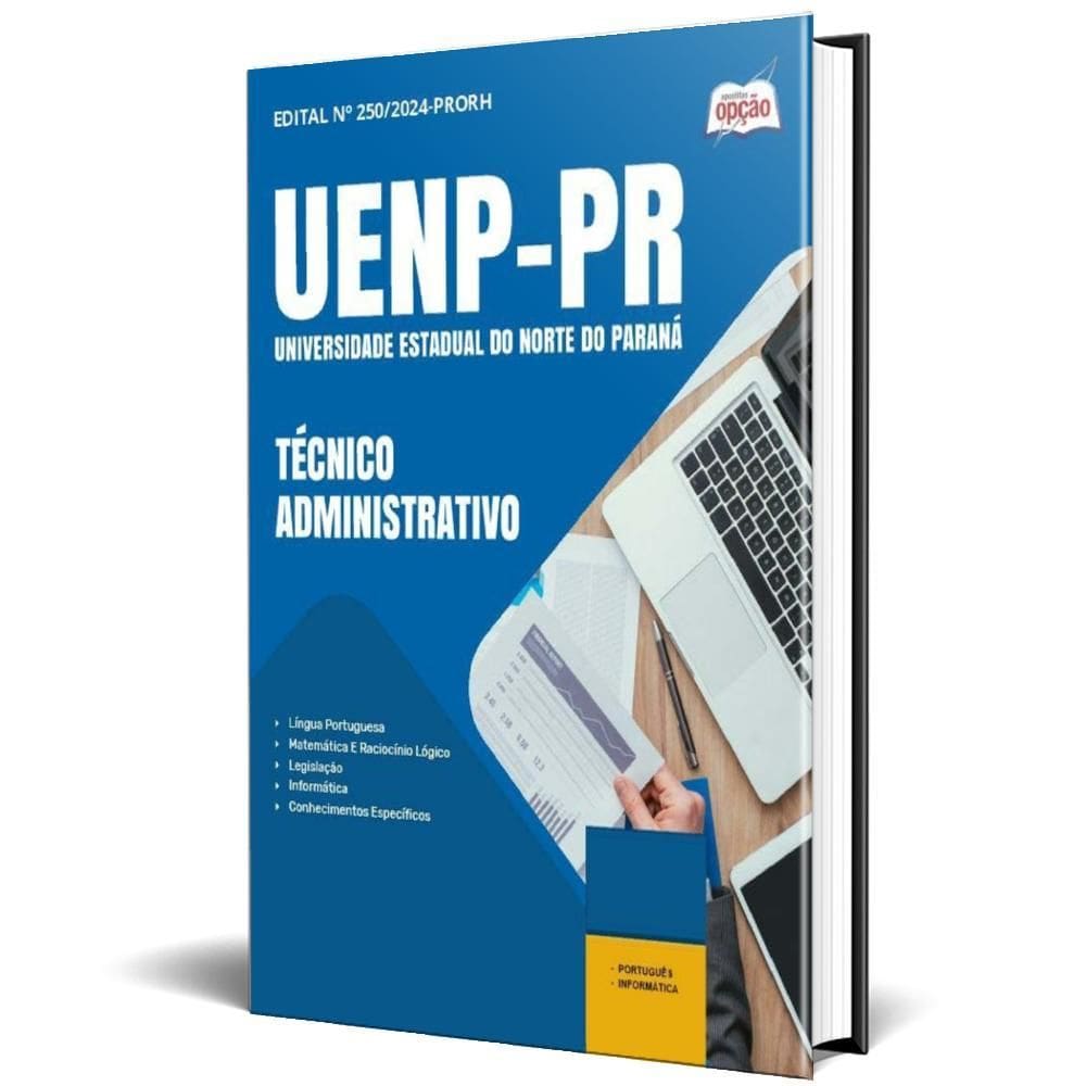 Apostila Uenp Pr 2025 - Técnico Administrativo