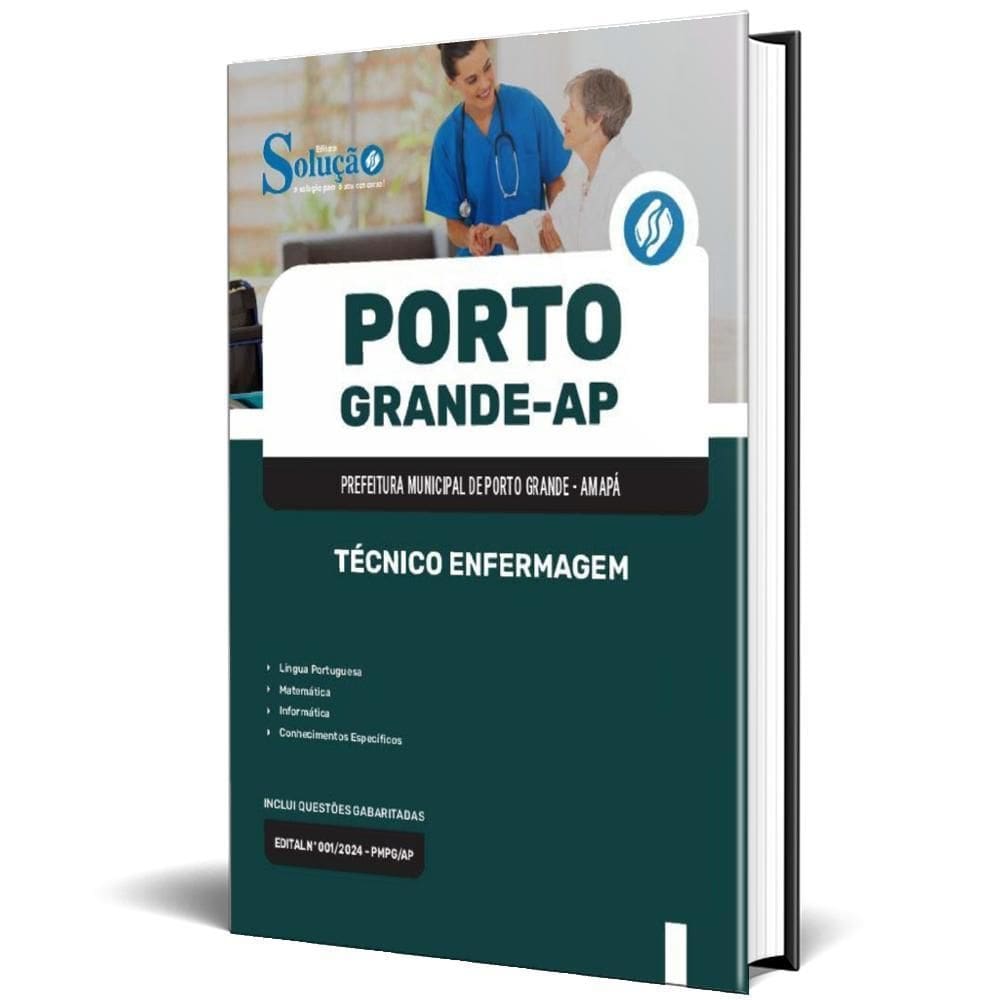 Apostila Prefeitura Porto Grande Ap 2025 Técnico Enfermagem