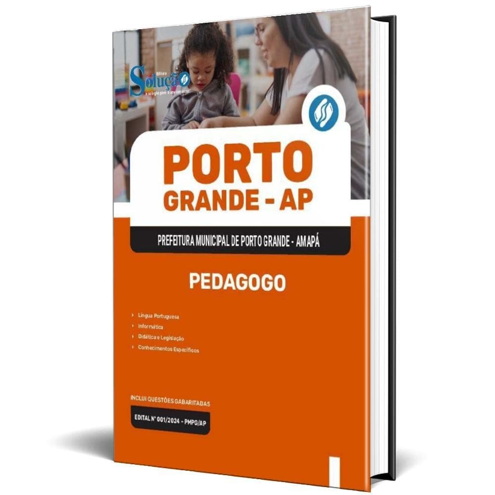 Apostila Prefeitura De Porto Grande Ap 2025 - Pedagogo