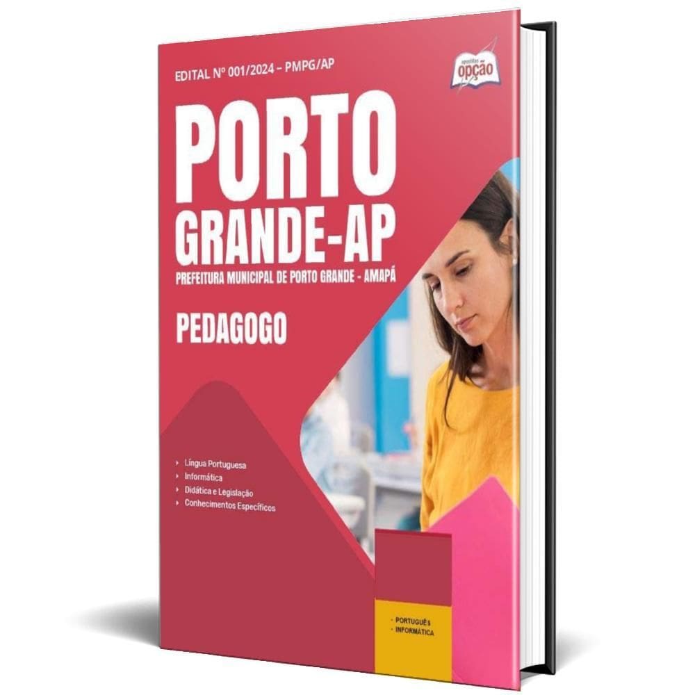 Apostila Prefeitura De Porto Grande Ap 2025 - Pedagogo