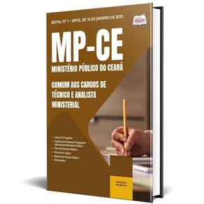 Apostila Mp Ce 2025 Comum Aos Cargos Técnico E Analista