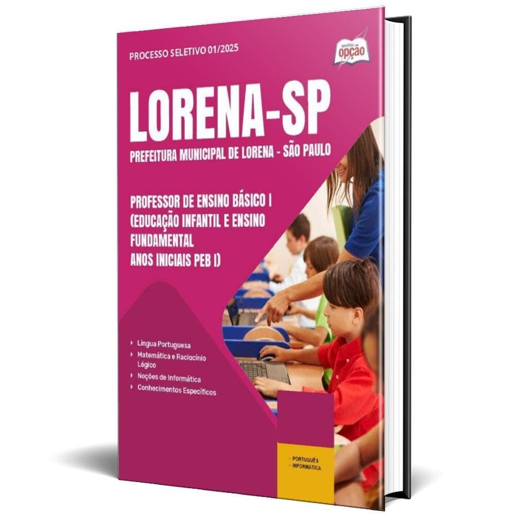 Apostila Prefeitura Lorena Sp 2025 Professor Ensino Básico I