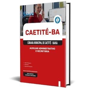 Apostila Câmara Caetité Ba 2025 Auxiliar Administrativo E