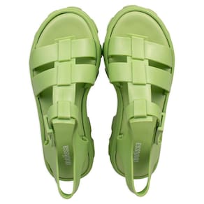 Sandália Melissa Ella Feminina Tratorada com Fivela Verde