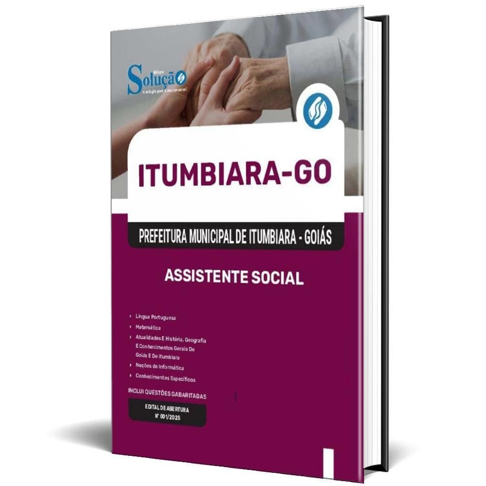 Apostila Prefeitura De Itumbiara Go 2025 - Assistente Social
