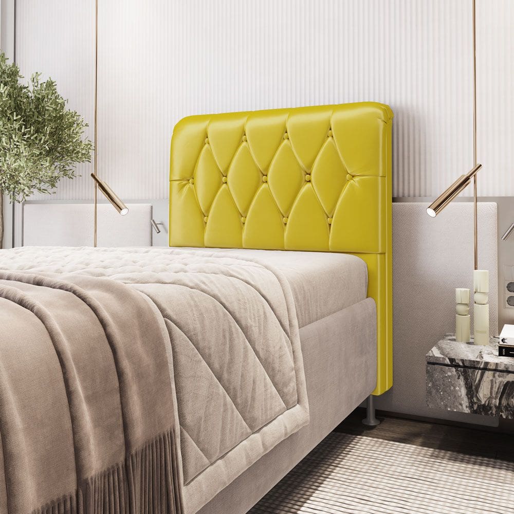 Cabeceira Sirus 90 Premium Veludo Aradecor 
