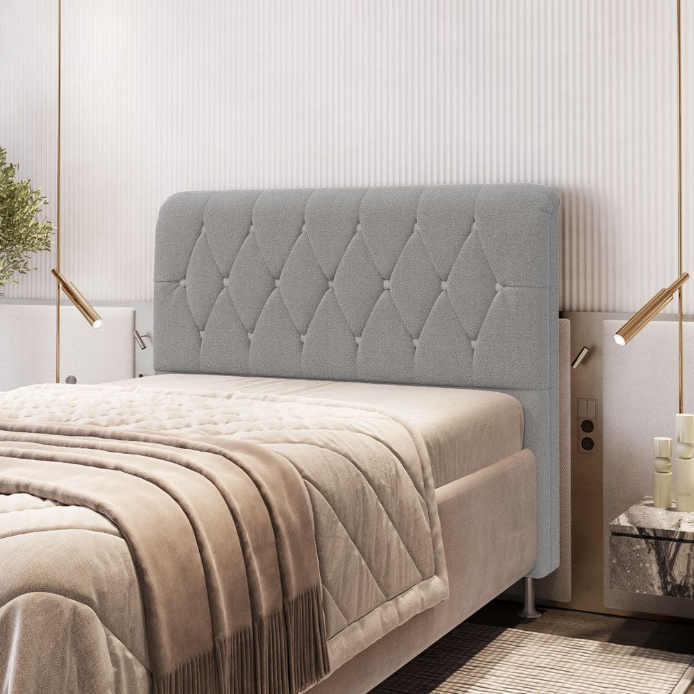 Cabeceira Sirus 160 Premium Bouclê Aradecor