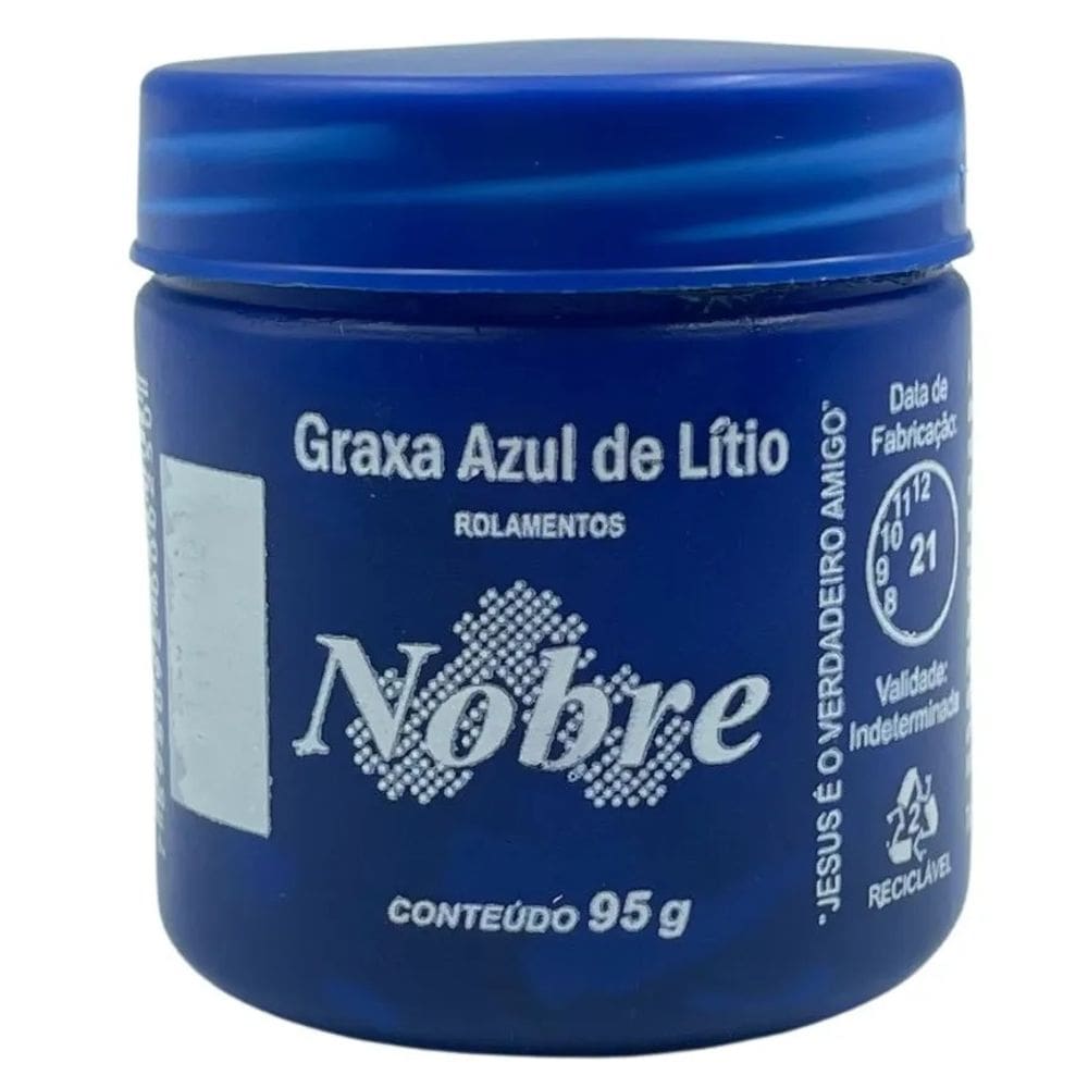 Graxa Nobre Azul De Lítio 95 Gramas Rolamento Moria com óleo Mineral