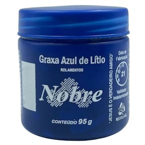 Graxa Nobre Azul De Lítio 95 Gramas Rolamento Moria com óleo Mineral