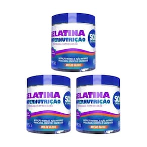 Gelatina Hidran 500G Sos Super Nutriçao - Kit Com 3Un