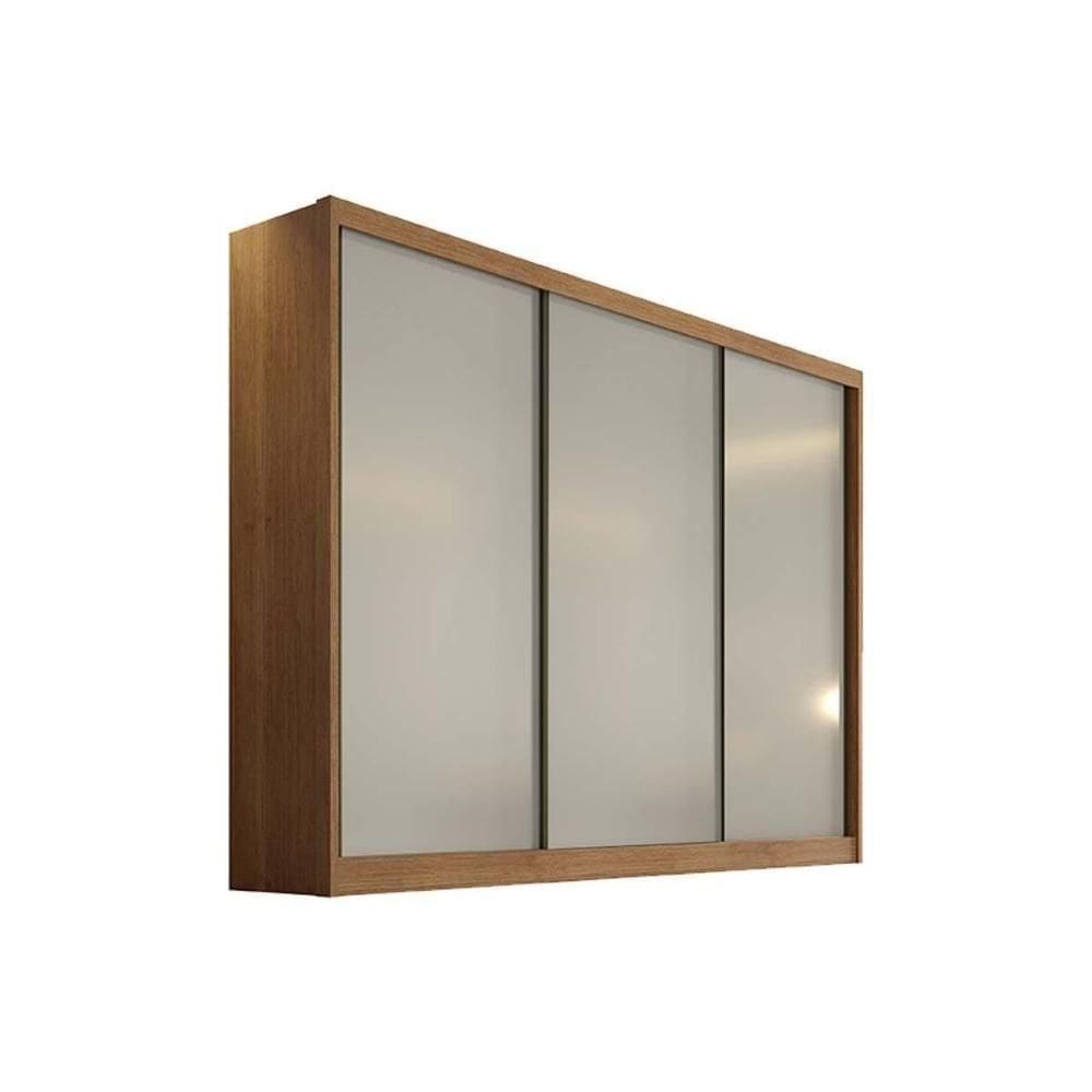 Guarda Roupa 3 Portas De Correr E 6 Gavetas Sollo-logan Cumaru-fendi - Horizonte