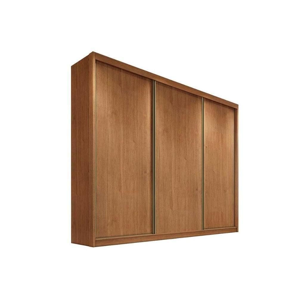 Guarda Roupa 3 Portas E 4 Gavetas Sollo-logan Cumaru -  Horizonte