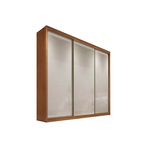 Guarda Roupas 3 Portas De Correr E 4 Gavetas Sollo-logan Cumaru-fendi -  Horizonte
