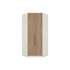 Guarda Roupa Closet De Quarto De Canto Oblíquo Mc05 Seletto C- 2 Portas E 3 Gavetas Areia-jequitibá - Henn