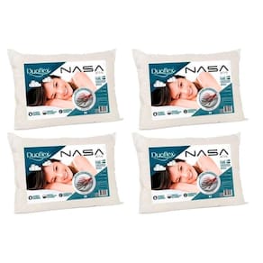 Travesseiro Viscoelástico Nasa Alto Luxo Ns1116 Kit C/ 4 Un (50x70x17) - Duo