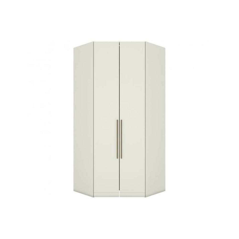 Guarda Roupa Closet Solteiro De Canto Oblíquo Mc05 Seletto C- 2 Portas E 3 Gavetas Areia - Henn