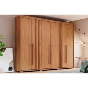 Guarda Roupa 6 Portas E 4 Gavetas C- Pés Norton Nature - Henn