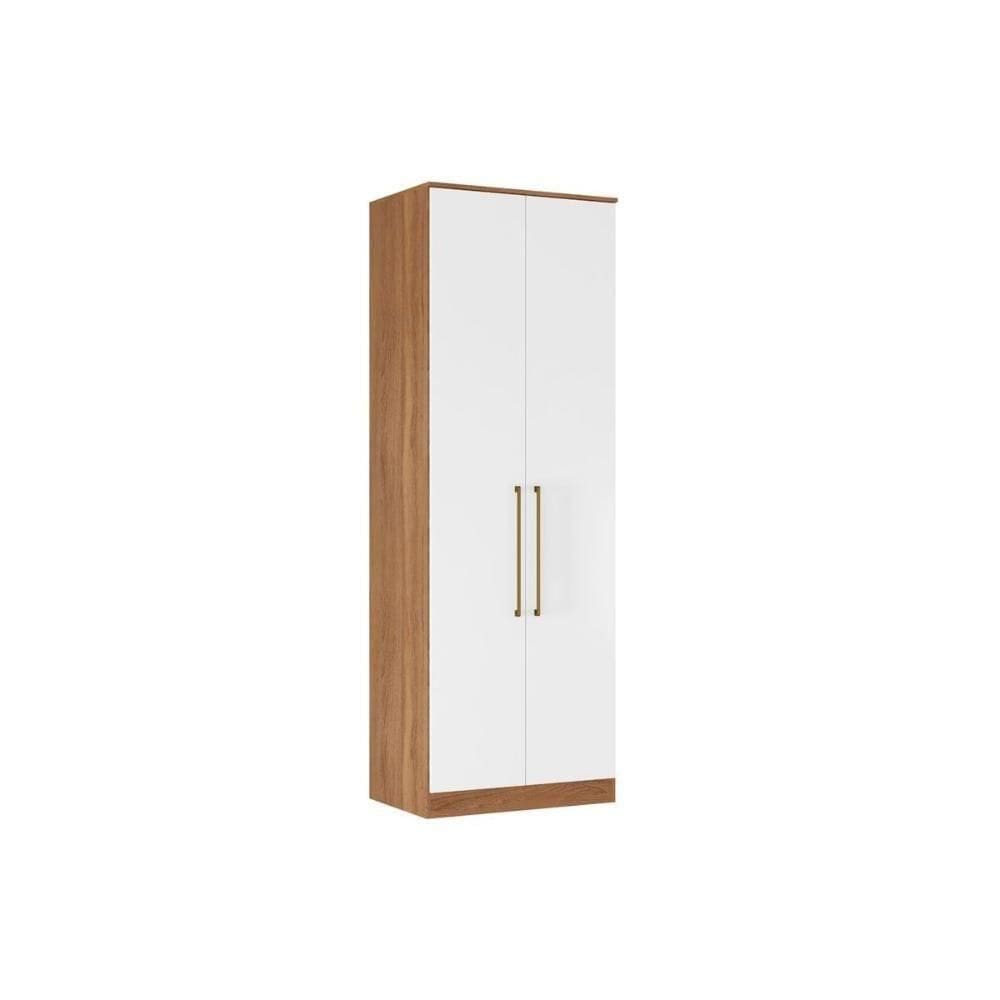 Módulo De Quarto Casal Guarda Roupa 71140k Irlanda C- 2 Portas E 3 Gavetas Amendola-branco - Demóbile