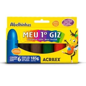 Meu iro Giz Acrilex - 6 Cores