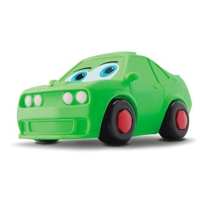 Brinquedo Carrinho 15cm Soft Mordedor P- Bebês - Silmar Verde