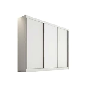 Guarda Roupas 3 Portas De Correr E 4 Gavetas Sollo-logan Branco -  Horizonte