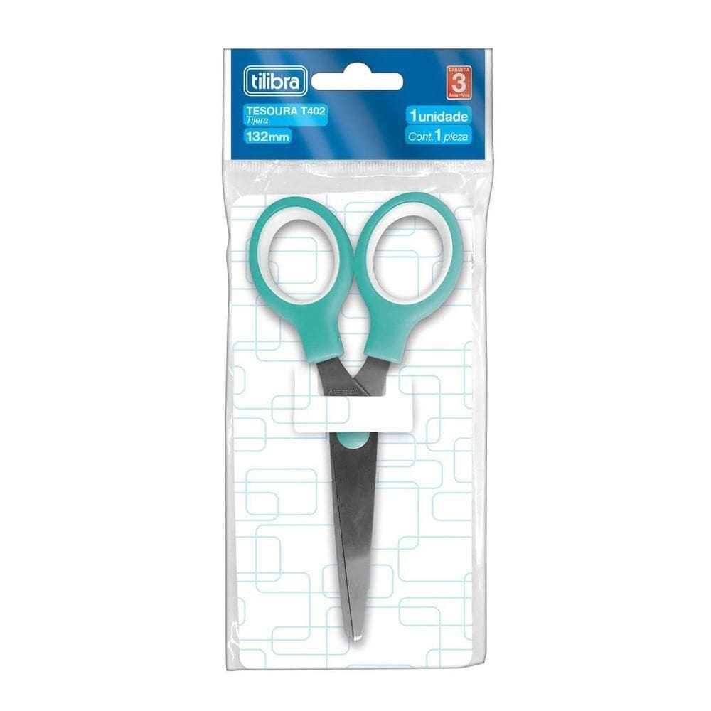 Tesoura Escolar Tilibra - 132mm T402 Aqua