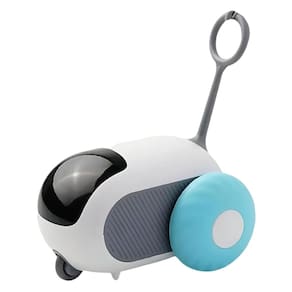 Carrinho Com Controle Remoto Para Gatos Recarregável Azul