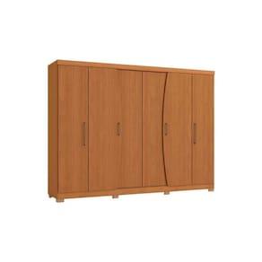 Guarda Roupa 6 Portas E 3 Gavetas C- Pés Cbpm556 Canela - Kappesberg