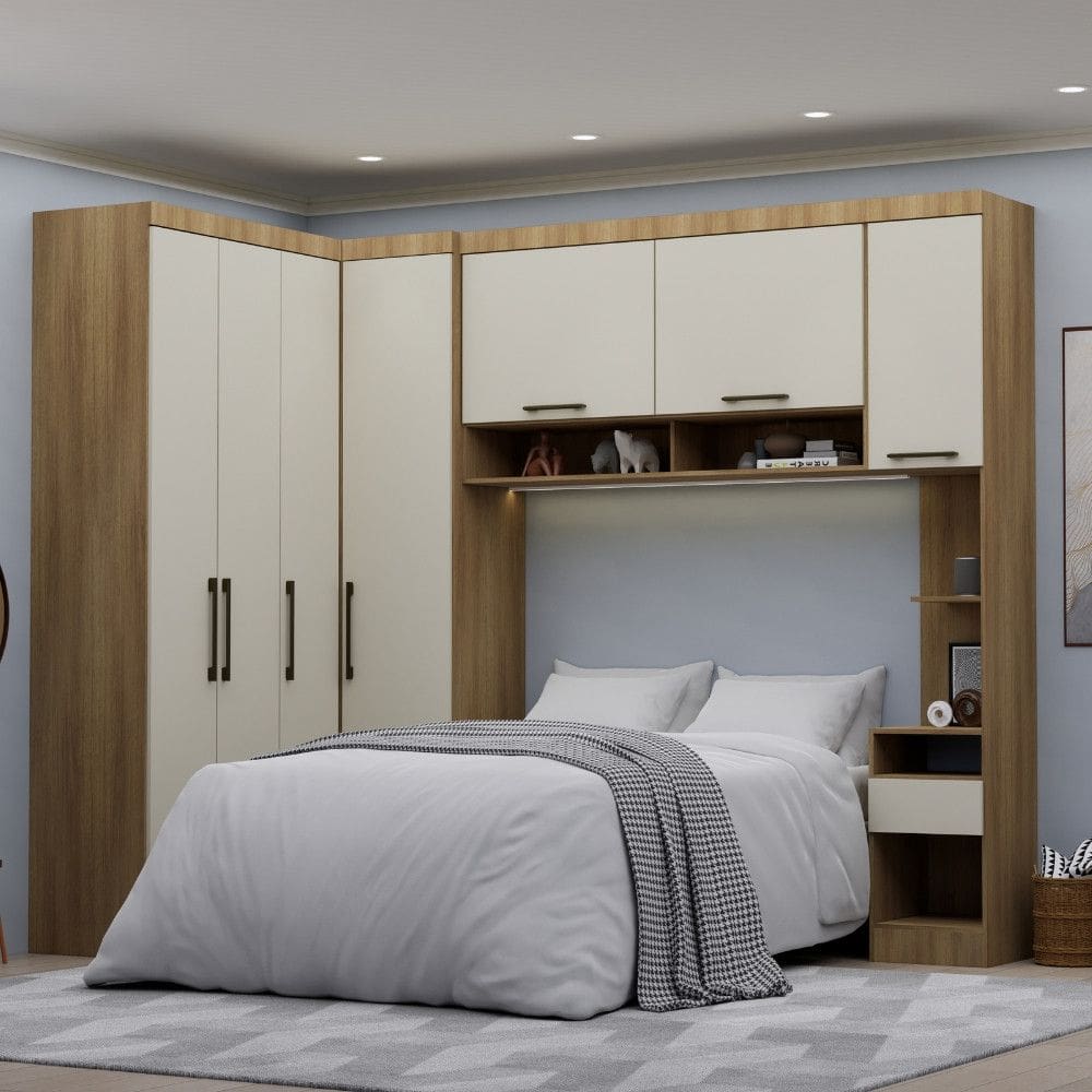 Quarto Modulado Casal 7 Portas Paris Luciane