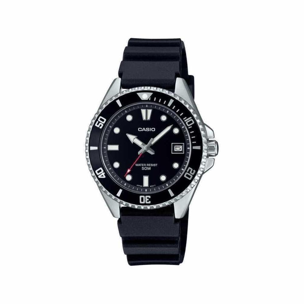 Relógio Casio Duro 38,5Mm Preto - Mdv-10-1A1Vdf