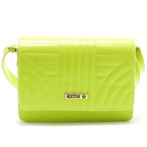 Bolsa Feminina Transversal Com Fecho Em Zíper Verde