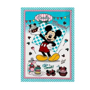 Pano De Copa Felpudo Estampado Dohler Mickey E Minnie 13