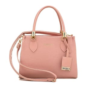 Bolsa Feminina Lorena De Lado Ombro E Transversal Rosa