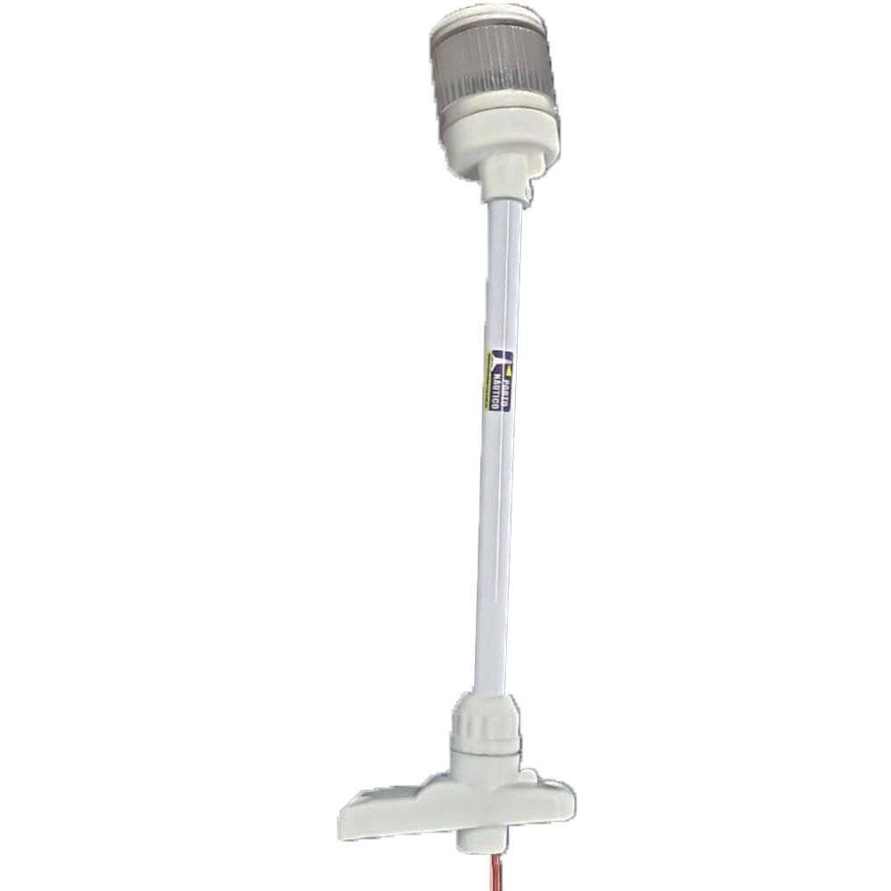 Mastro Em Alumínio Branco Com Iluminacao Em Leds 40Cm