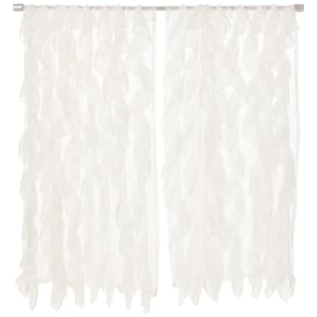 Painel de cortina de janela Sweet Home Collection Sheer Voile