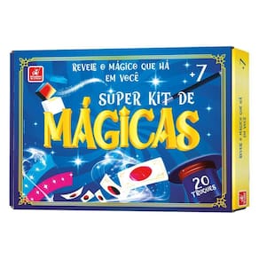 Kit de Mágicas 20 Truques - Brincadeira de Criança