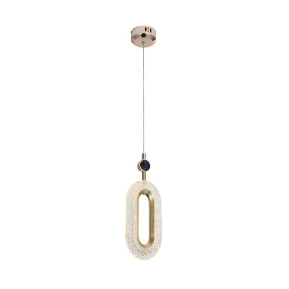 Dinamica Pendente Dcx00765 7w 3000k Dourado