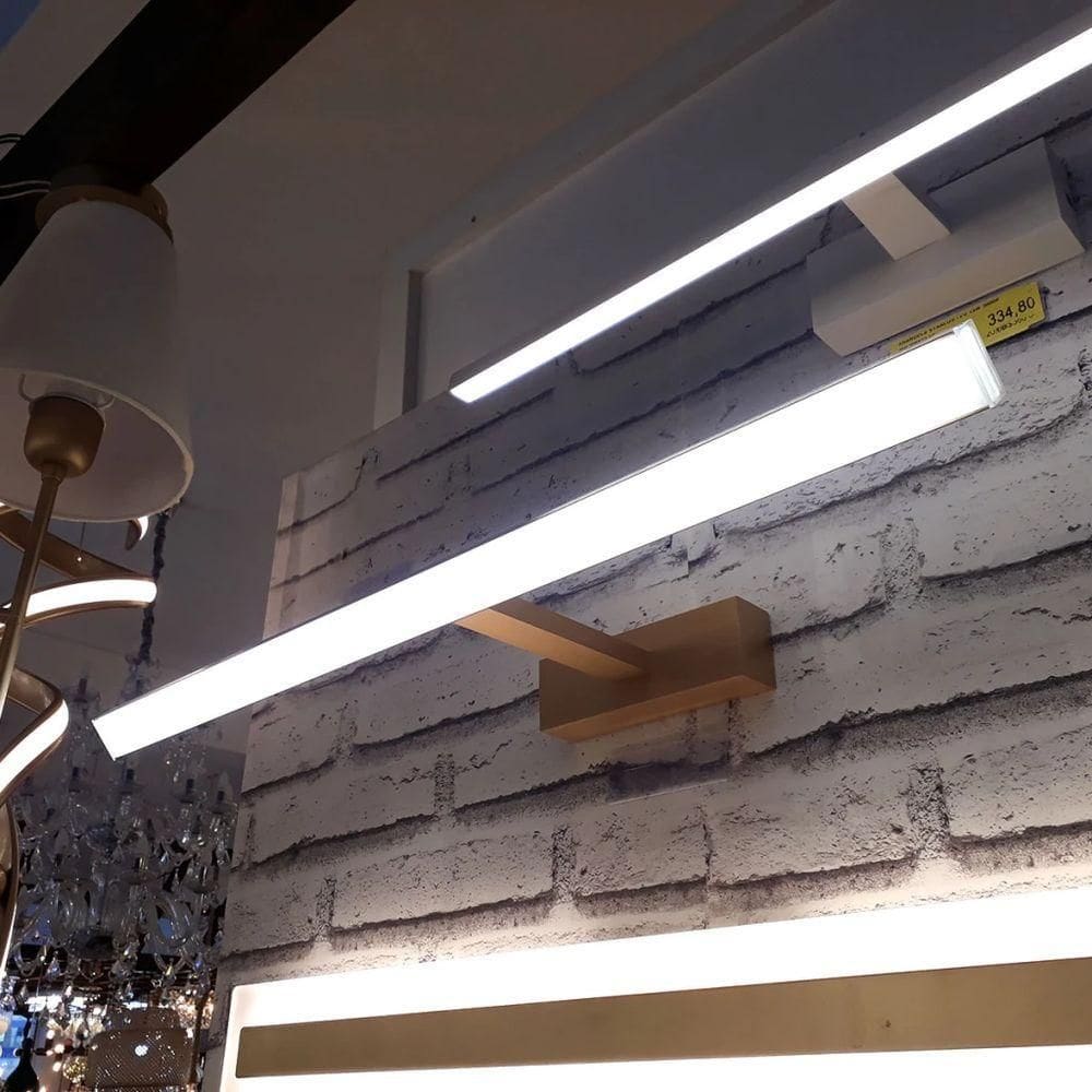 Arandela Tupiara Hannover 12w 6000k Dourado L1020 Dr