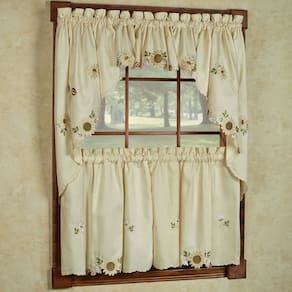 Conjunto de cortinas de cozinha Sweet Home Collection 5 unidades