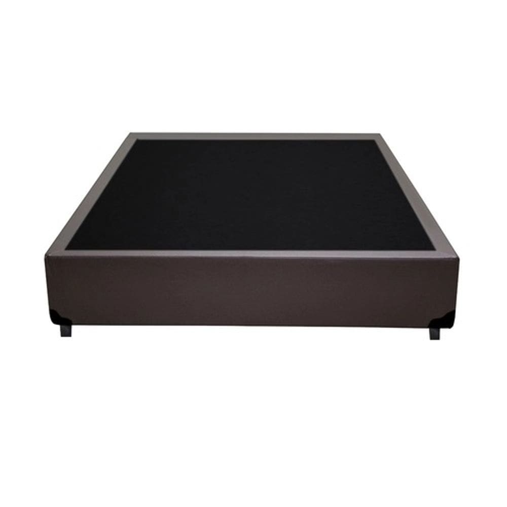 Base Cama Box Casal Marrom 138X188X40