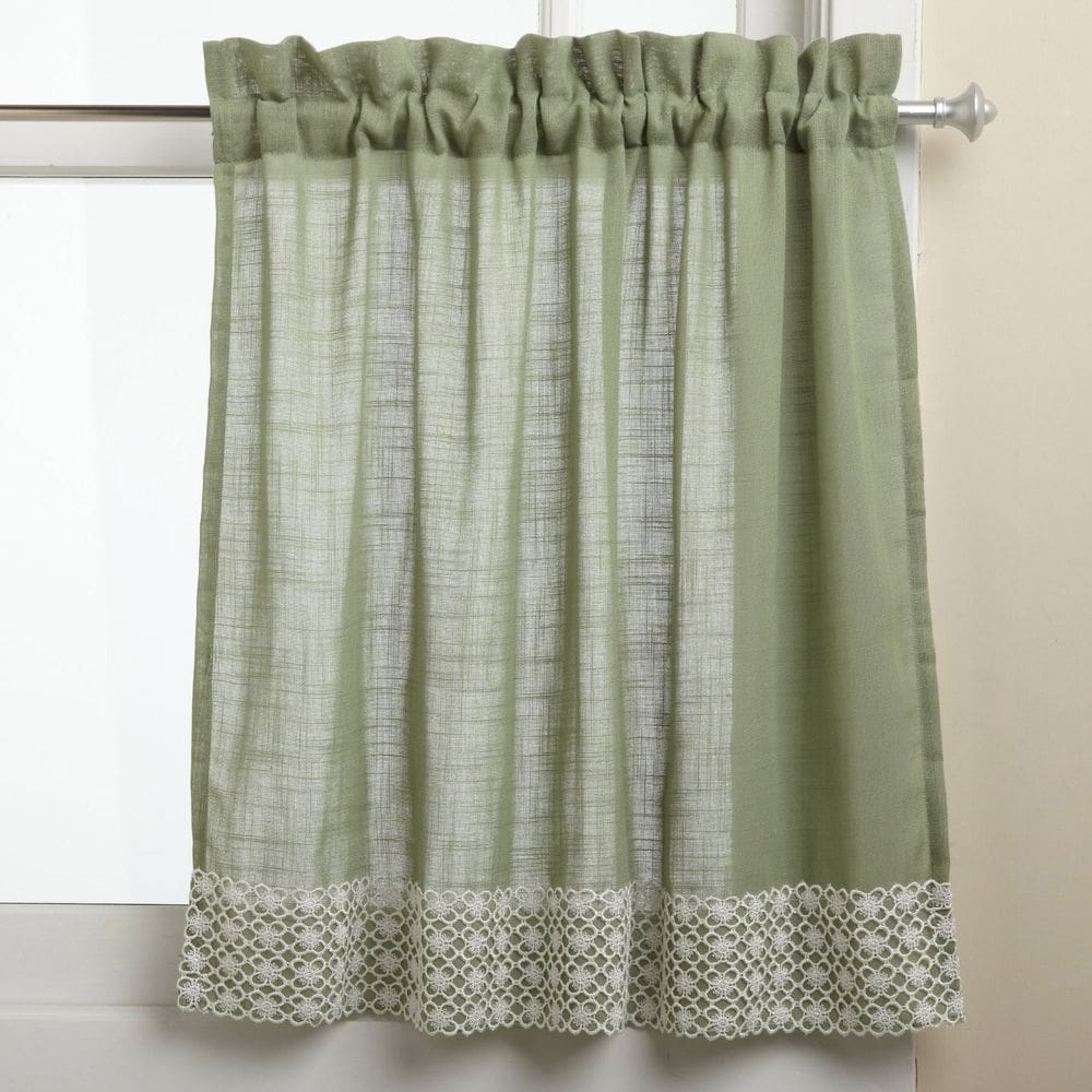 Tratamento de cortina Sweet Home Collection Salem Sage