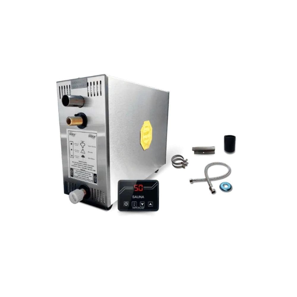Sauna A Vapor 6Kw Bifásico 220V- Painel Small - Impercap