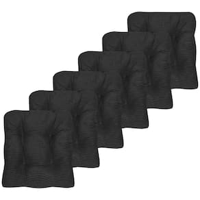 Almofada de cadeira Sweet Home Collection Fluffy Memory Foam, pacote com 6