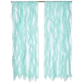 Painel de cortina de janela Sweet Home Collection Sheer Voile